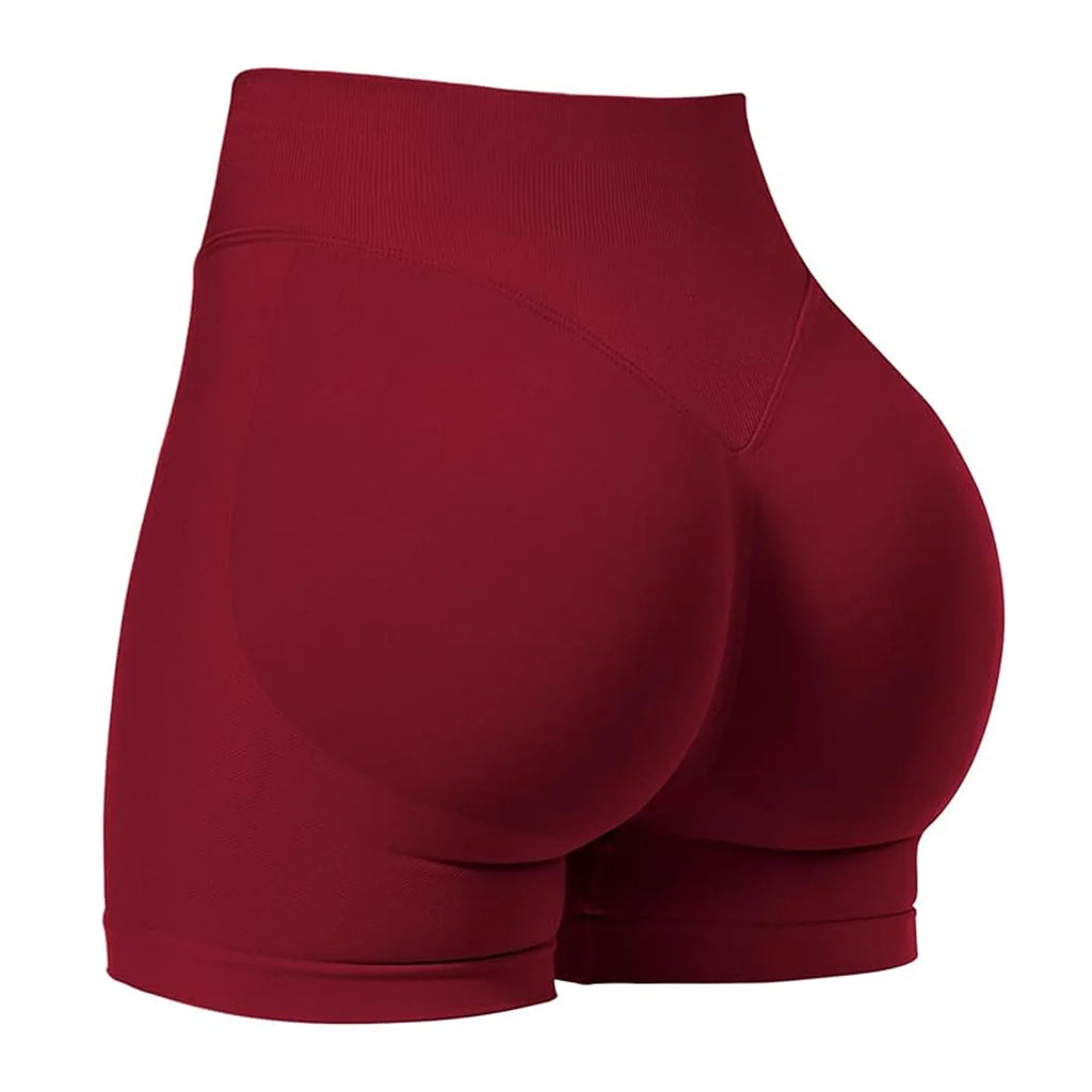 Women's High-Waisted Seamless Fitness Shorts: Tummy Control Compression, Butt-Lifting, High-Elastic Breathable, for YOGA