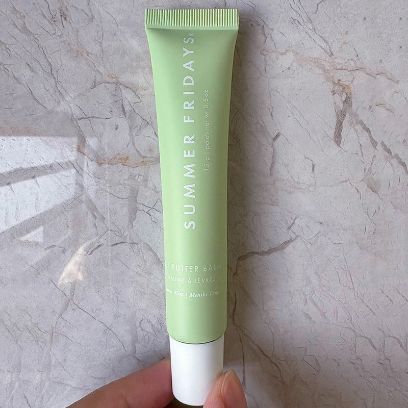 Summer Fridays Lip Balm Moisturizing Mirror Lip Gloss Lip Vanilla Pink Sugar Coffee Cake Smell Lipstick Transparent Oil Makeup