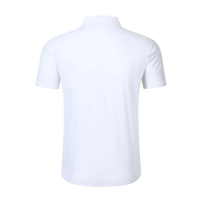 Men's Linen Blend Short Sleeve Button Down Shirt Casual Beach Tops with Chest Pocket Breathable Lightweight Summer Shirts forMen