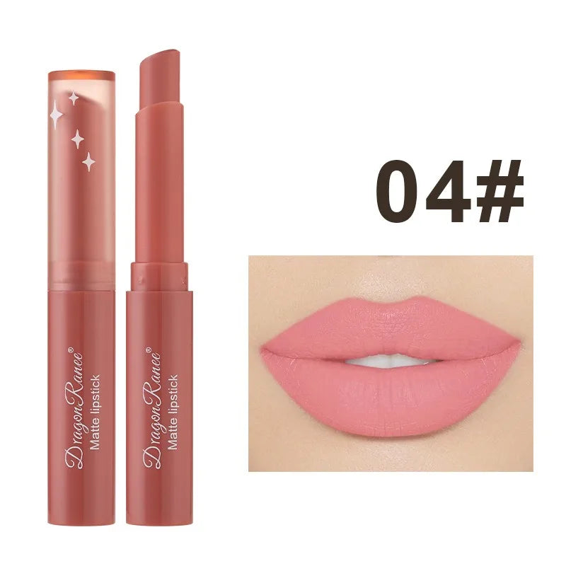 Nude Pink Matte Lipstick 12 Color Waterproof Long Lasting Lip Sticks Not Fading Sexy Red Velvet Solid Lip Gloss Women Lip Makeup