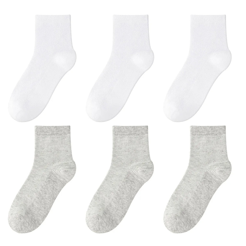 Children's Pure Cotton Mesh Boneless Summer Thin Ankle Socks OEKO-TEX Certified Safe for Kids Boys and Girls for School and Home