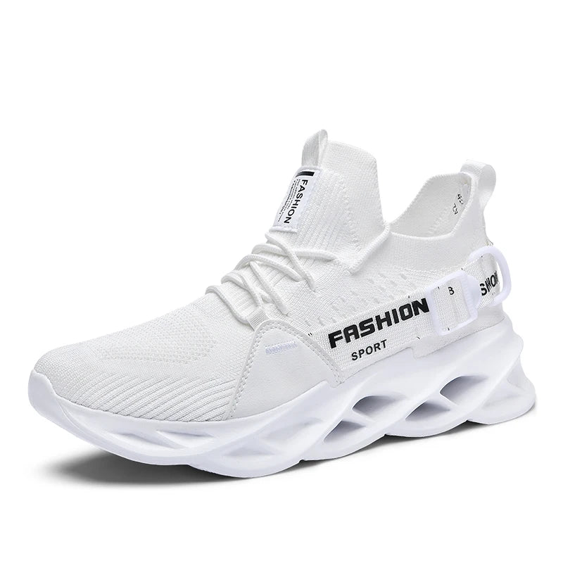 Sneakers Men Mesh Breathable Casual Men Shoes Unisex Light Soft Thick Sole Hole Couple Shoes Athletic Sneakers Women Shoes