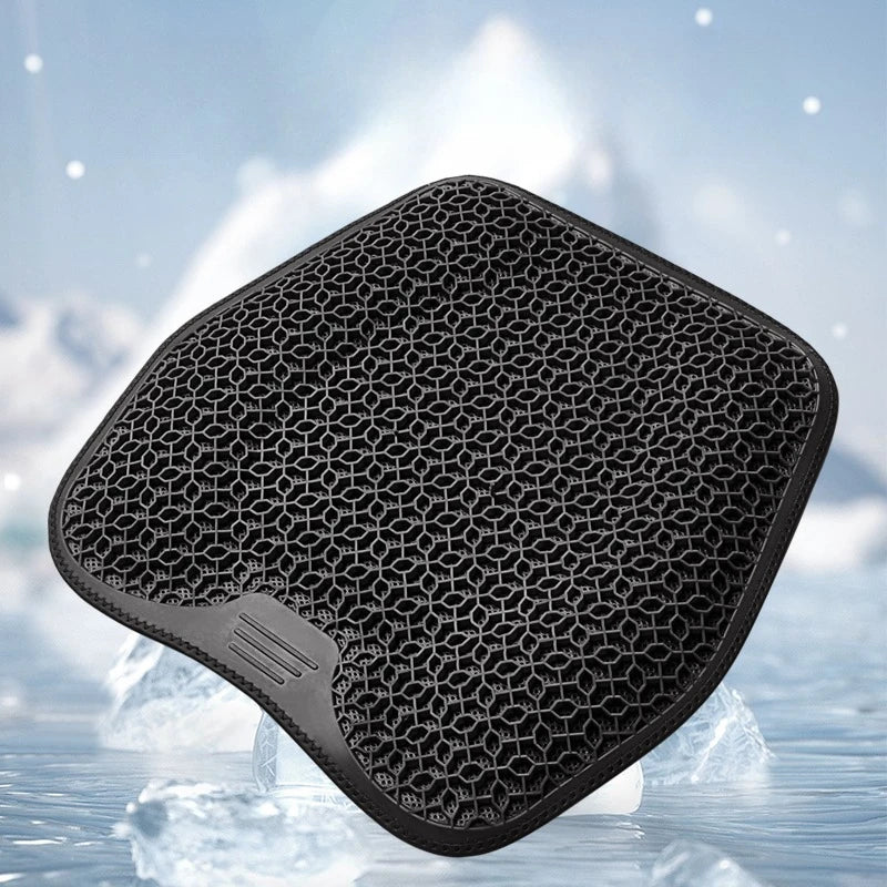 Honeycomb Design Gel Cushion Breathable, Soft and Easy to Clean Provides Comfortable Support Elastic Gel Car Seat Cushion
