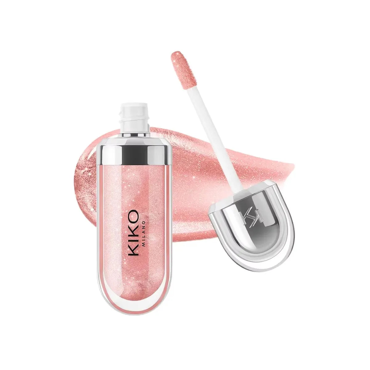 KIKO 3D Liquid Lip Glaze Transparent Lip Gloss Mirror Lipstick Nourishing Glossy Full Lips Not Fading Milk Tea Bean Paste Makeup