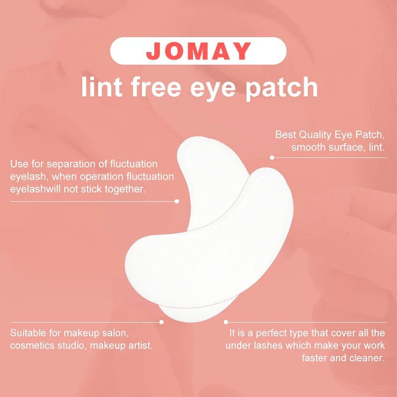 50Pairs/Lots Eyelash Extension Patch Under Eye Pads Hydrogel Patches For Extension Lint Free Stickers Eyelash patches Makeup