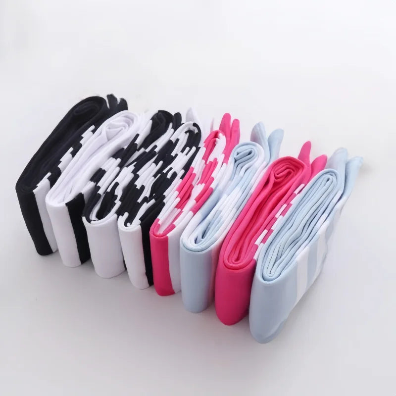 2 Pairs Women's Over The Knee Socks Cotton Thigh High Socks Black White Blue Colorful Striped Pattern Fashion Casual Daily Wear