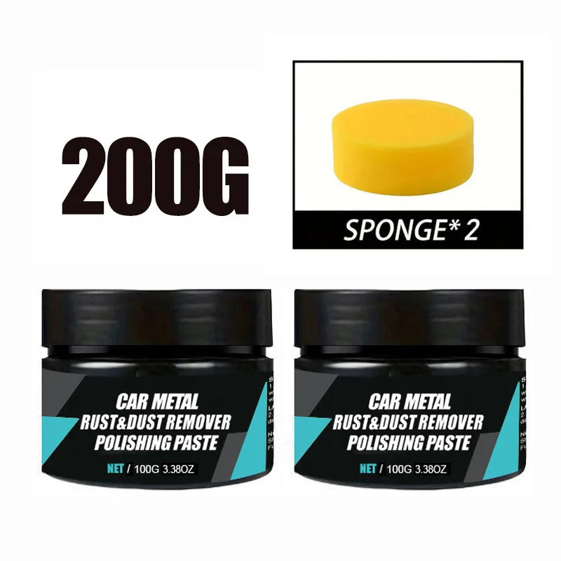 Car Rust Restoration Paste for Chrome Parts of Auto Rust And Fading on Car Wheels Designed for Renewing Oxidized Scratch Repair