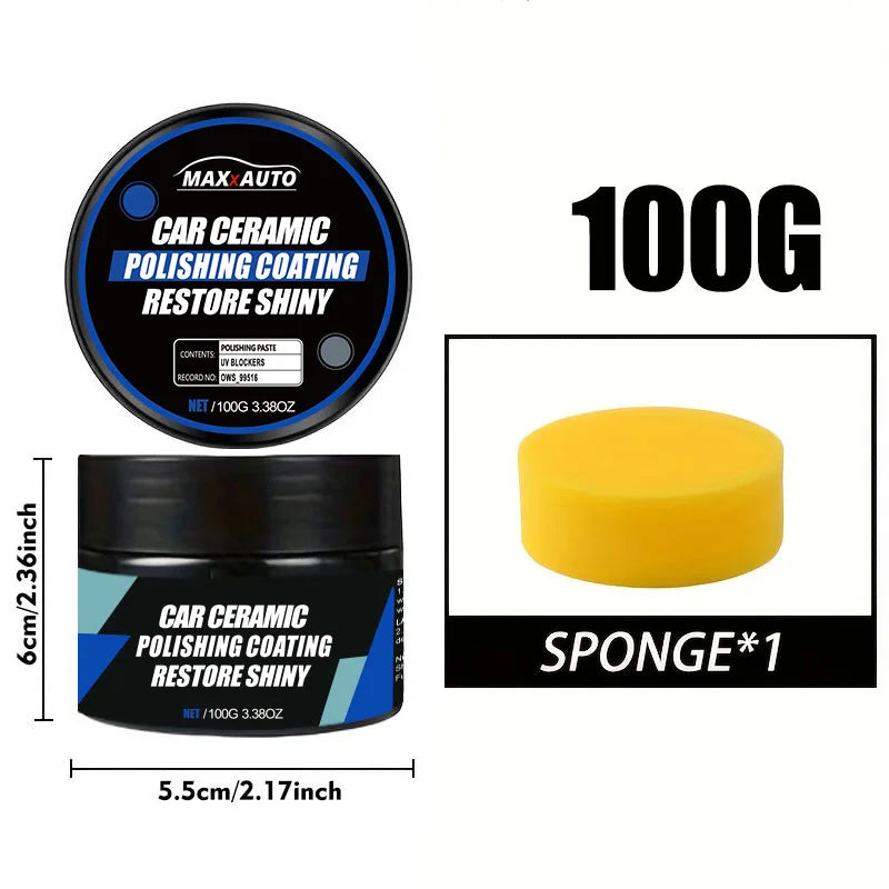 Ceramic Nano Polish Wax for Car Paint Scratch Repair Coating Plated Crystal Hydrophobic Polishing Paint Liquid Car Polishing Wax