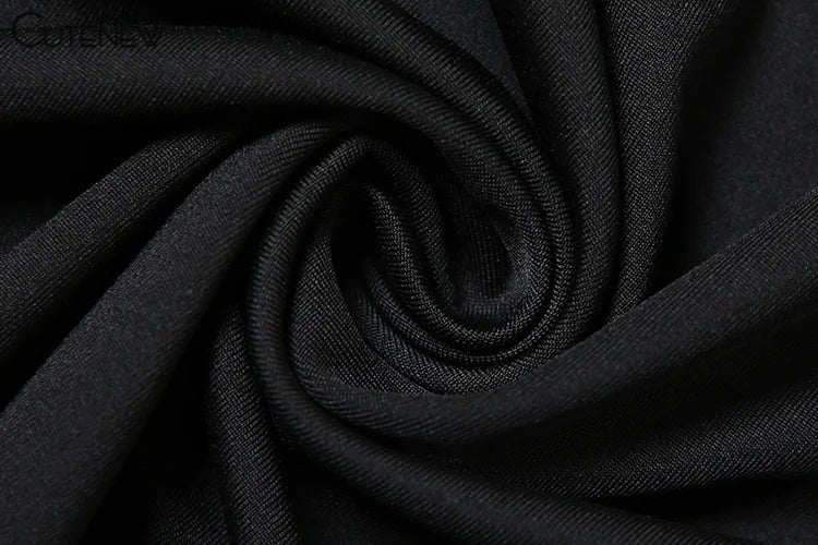 Nibber Elegant Women Long Dresses Solid Hipster Halter V-neck Backless Shirring Side Split Vestidos Female High Street New Robe