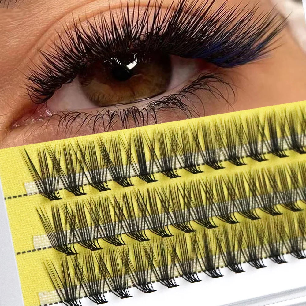 40/30/20D Cluster Eyelash Extension 1Box/60 Bundle Natural Thick Mink Lashes Russian Individual Eyelash bunches Wholesale Cilia