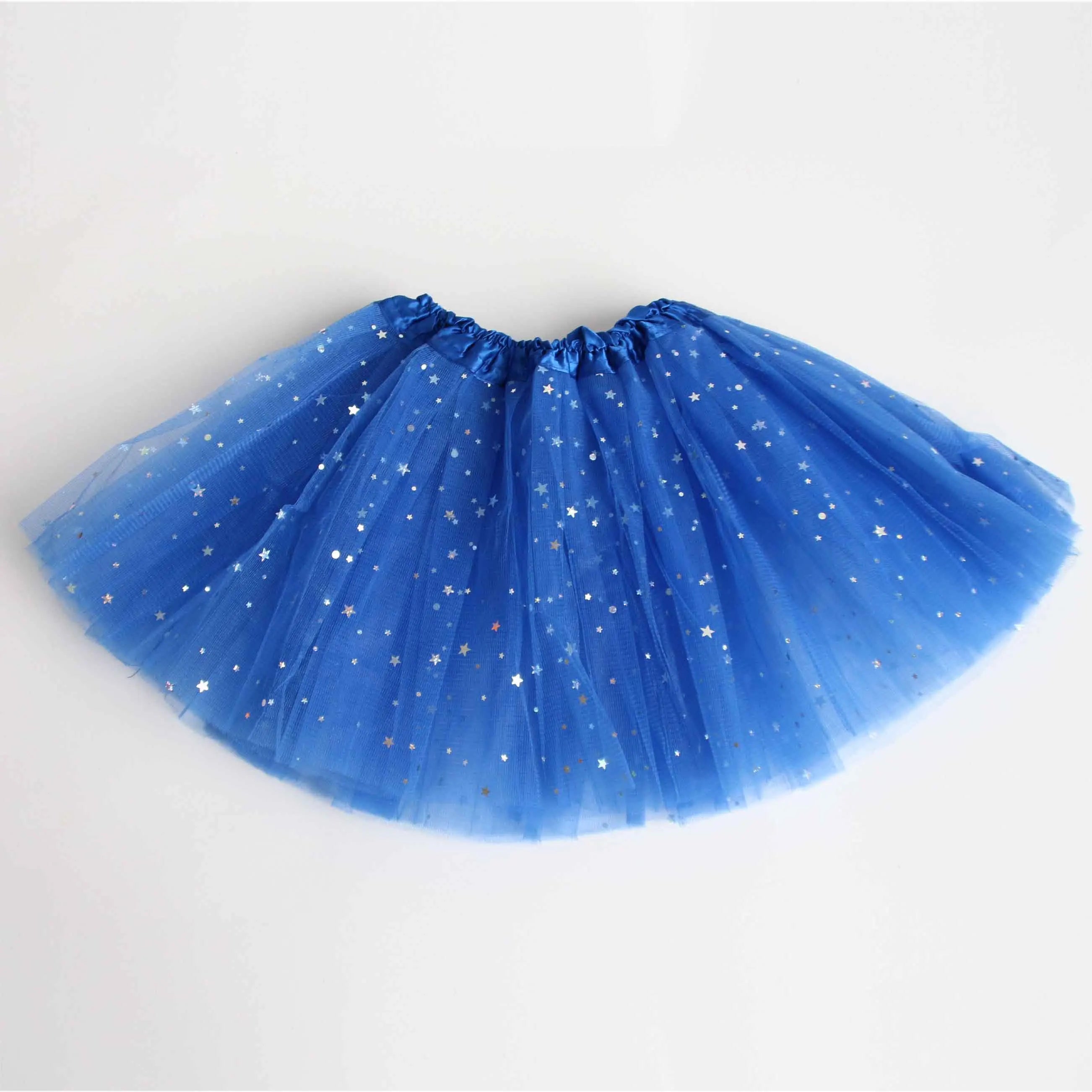 Kids Baby Star Glitter Dance Tutu Skirt For Girl Sequin 3 Layers Tulle Toddler Pettiskirt Children Chiffon 2-8T