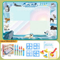 Oversized Magical Water Canvas pens Montessori Toys Learning Blanket Writing  Drawing Repeated Graffiti Painting  toy