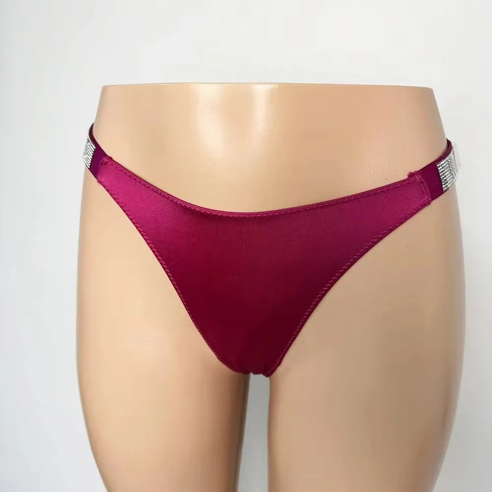 3PCS Victoria's Secret Lace Thongs Woman Comfortable Breathable Panty High Waist Women Underwear Sexy Lingerie Panties Seamless