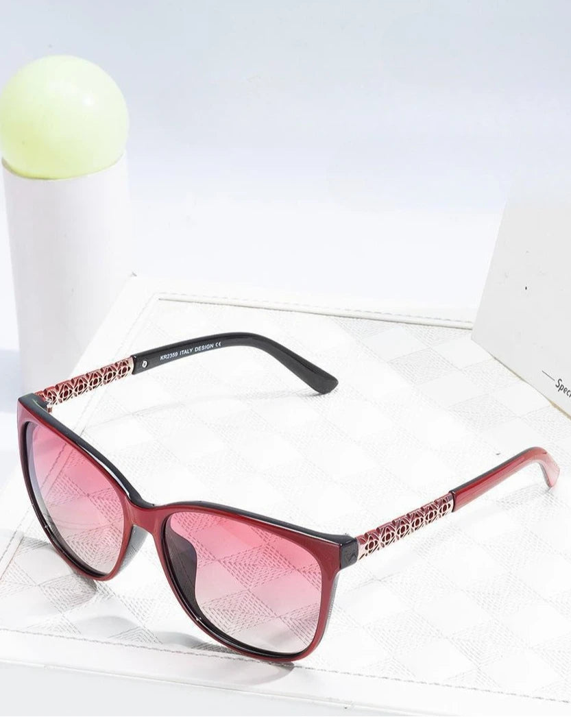 1PC Fashion Frame Polarized Women's Sunglasses Cat's Eye Polarized Sunglasses Sunshade Glasses