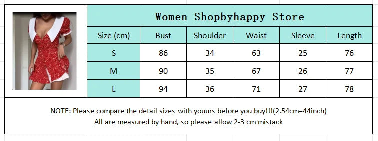 Elegant Floral Printed Mini Dress Women V-neck Short Sleeves Waist-cinching Ruffle Hem Dresses 2026 Lady Summer Vacation Gowns