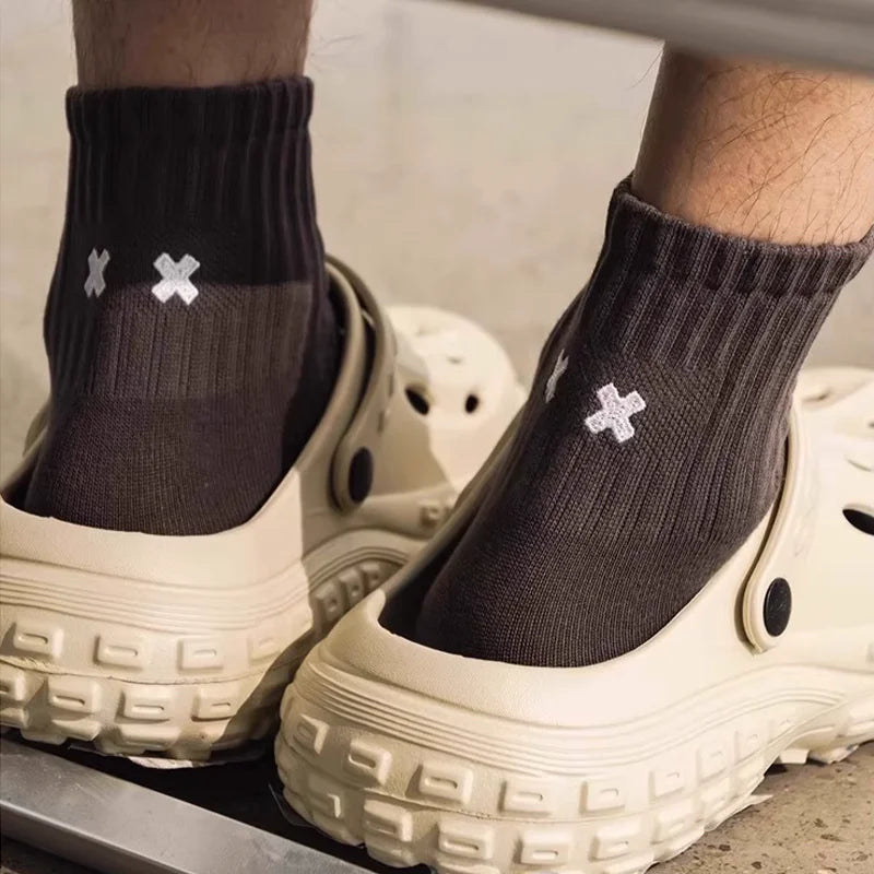 Casual Socks Ankle Socks Men's Cotton Socks Fashion Breathable Comfortable Socks