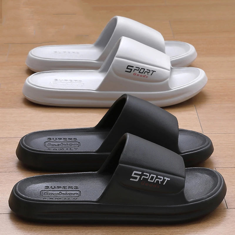 Big Size Summer Slippers Men Women EVA Soft Bottom Indoor Home Slides Sandals Light Beach Shoes Male Slippers Flip Flops
