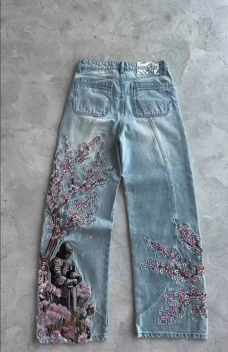 Y2K New Vintage Style Flare Jeans Women Low Waist Stretch Denim Pants With Contrast Waistband Casual Streetwear Trousers