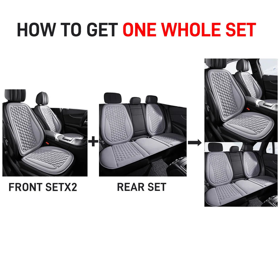 Summer Car Seat Covers Breathable Universal 3D Soft Car Seat Cushion Convex Design Car Seat Protector Sweatproof Auto Chair Mat