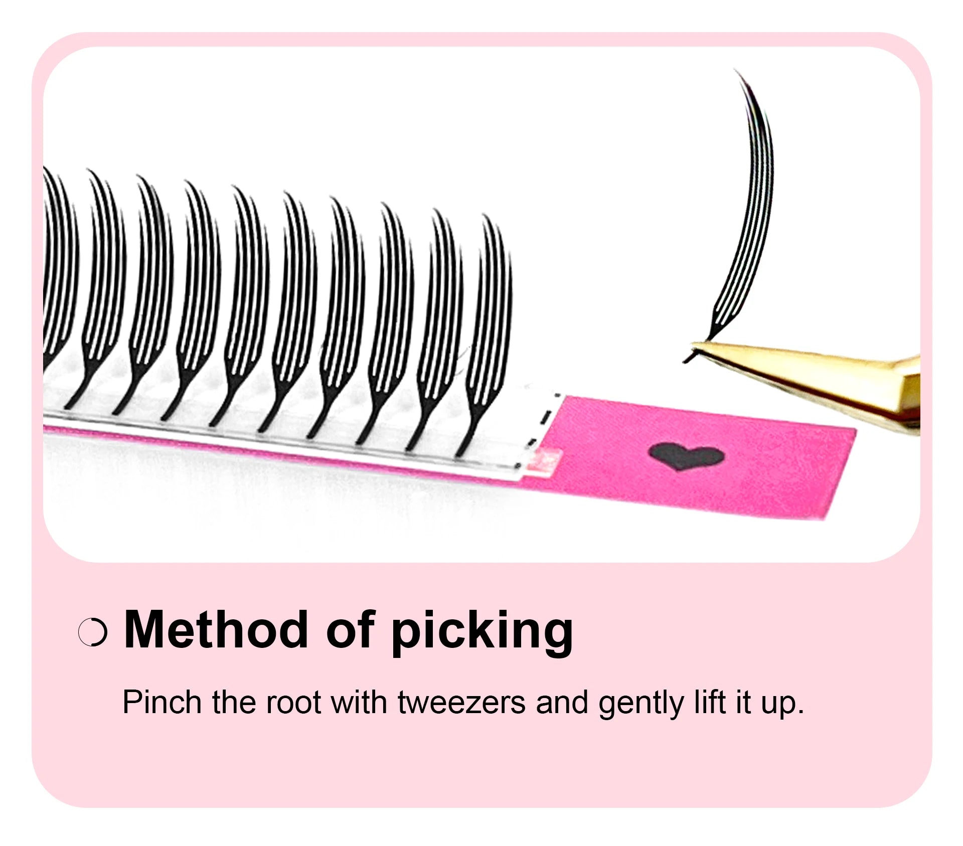 LAKANAKU Narrow Spire Eyelashes Extension Anime Lashes Spire Clusters Manga Style Feather Lightweight Premade Fans Extension