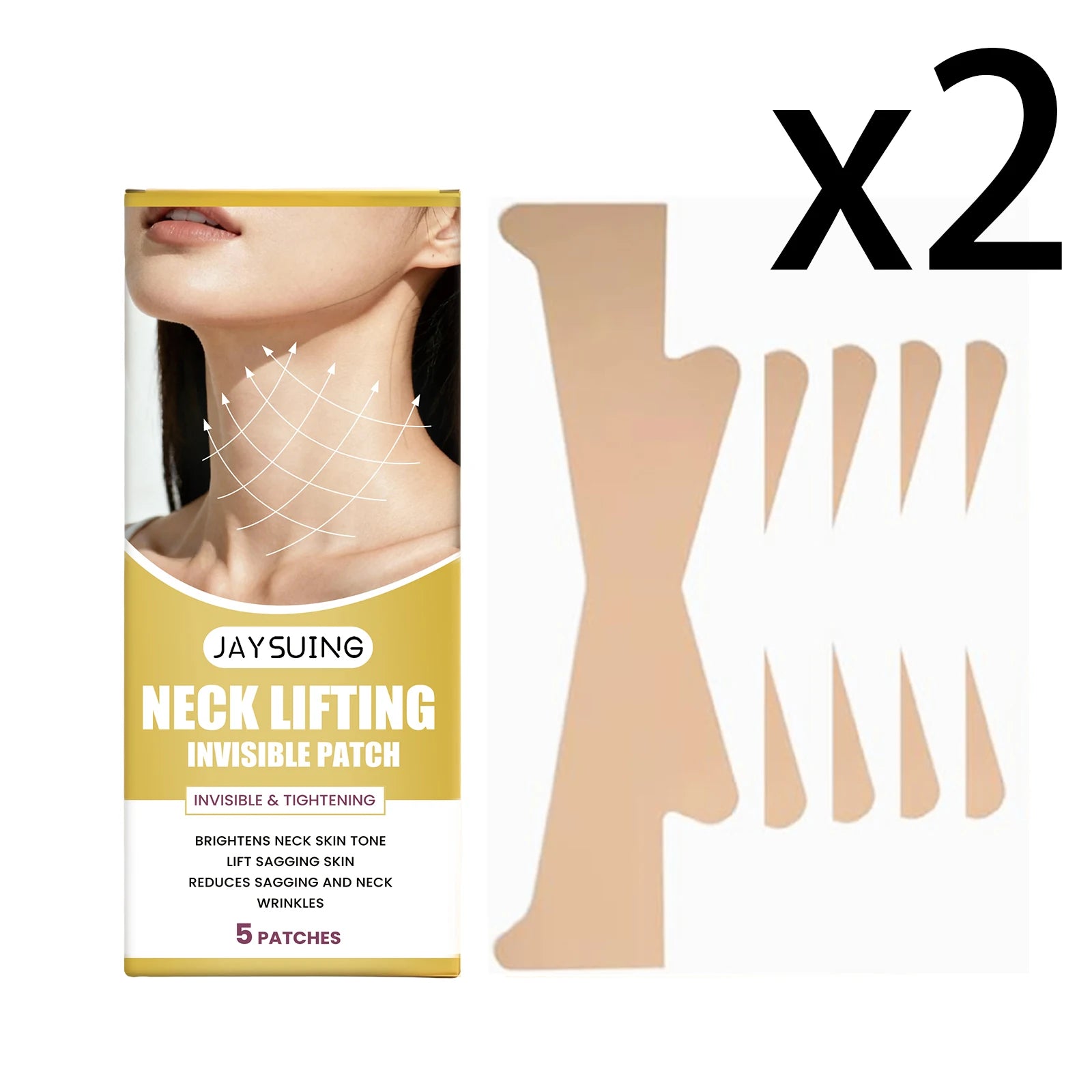 Neck Lifting Patch Improve Neck Contour Reduce Fine Lines Relieve Double Chin Increase Skin Elasticity Neck Invisible Care Mask