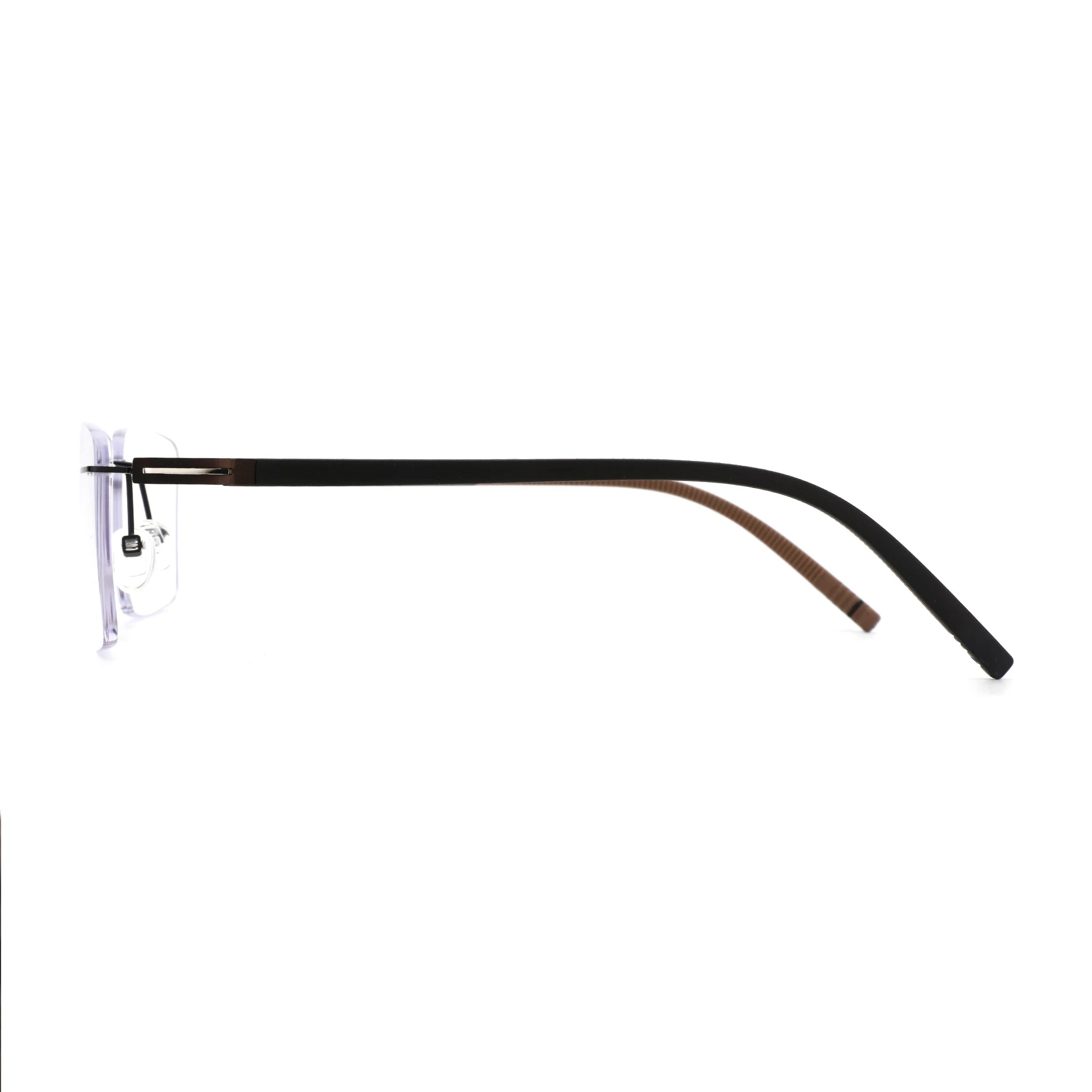 ZENOTTIC High-quality Rimless Rectangle Prescription Glasses Anti Blue Light/Photochromic Optical Eyeglasses For Men