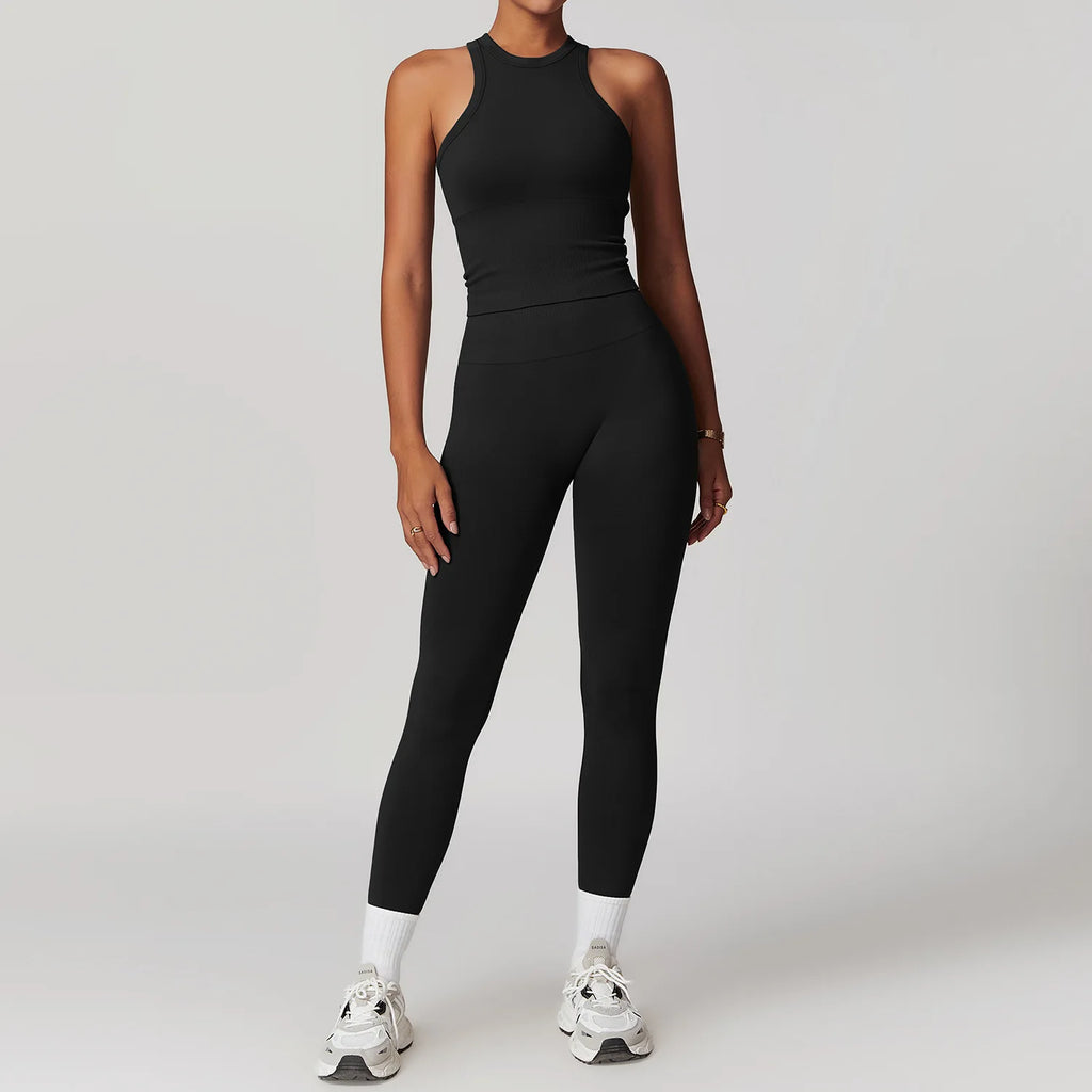 2pcs Seamless Yoga Set Gym Clothes Athletic Wear Yoga Suits For Women Fitness Set Tracksuits Sports Bra Gym Leggings Sportswear