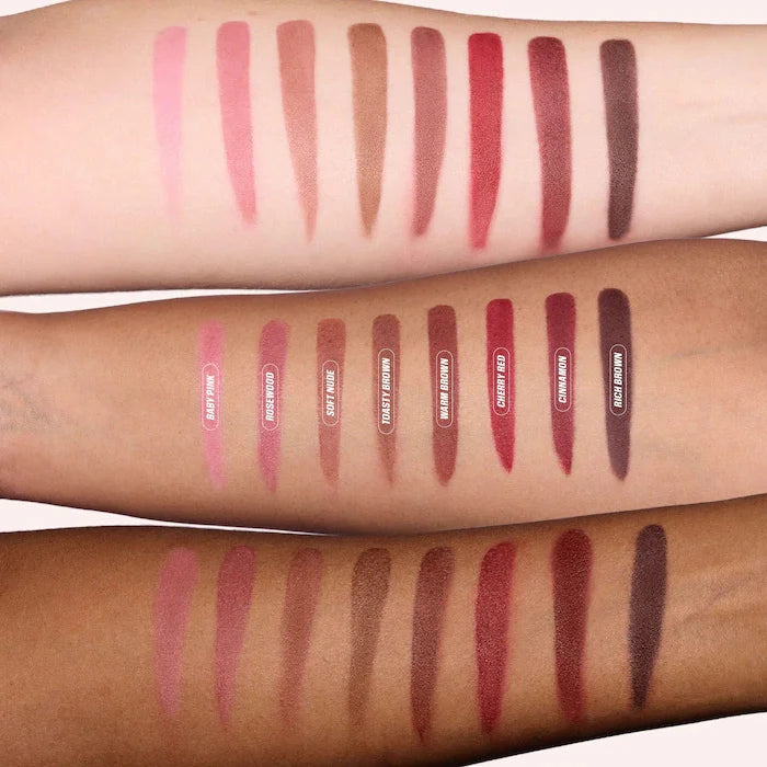 8Color Lip Liner Pen Set Long-Lasting Waterproof Sweatproof Easy Coloring Non-fading Color Rendering Lip Gloss Set Beauty Makeup