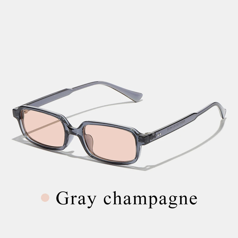 Ruiao Women Small Square Sunglasses Retro Fashion UV400 Sun Glasses for Women Luxury Brand Designer Eyewear Female Shades