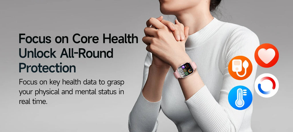 2026 New ECG+PPG Healthy Diagnose Smart Watch Men Body analysis Blood Pressure Lipid Uric Acid Women's Health Tracker Smartwatch