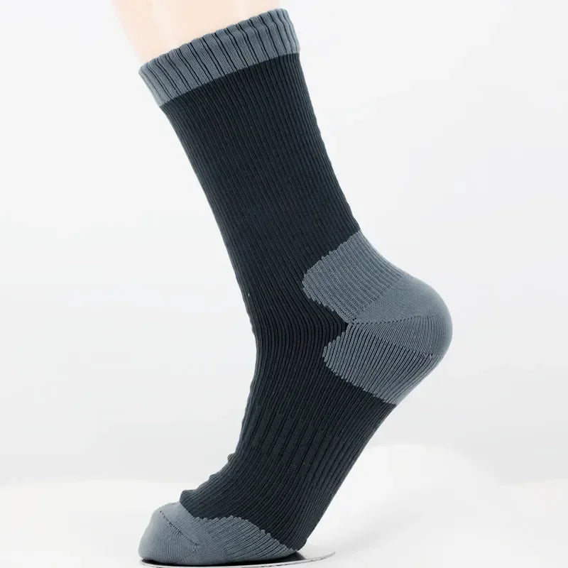 Waterproof Socks Breathable Outdoor Waterproof Hiking Wading Camping Winter Skiing Sock Riding Snow Warm Waterproof Socks