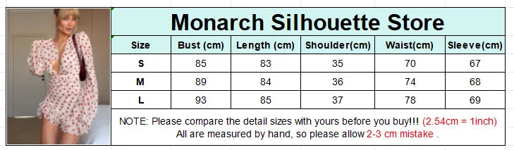 Sexy Pink Floral Print Ruffle Slim Short Dress Women Elegant V-neck Pleated Puff-sleeve Ruched Dresses Lady Party Club Robe New