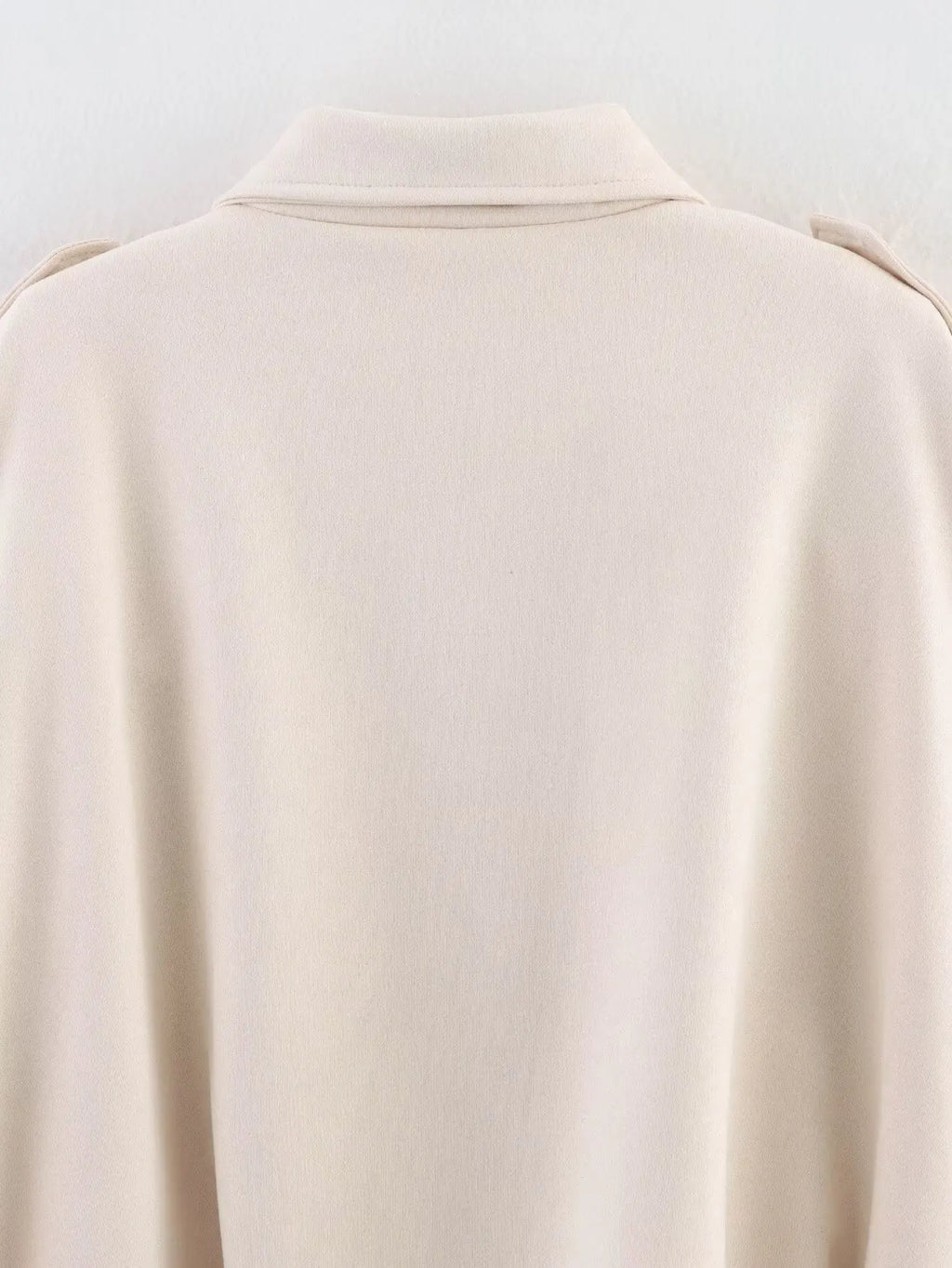 YENKYE New 2025 Women Suede Textured Bomber Jacket Long Sleeve Lapel Collar Loose Coats Casual Female Outerwear Chic Tops