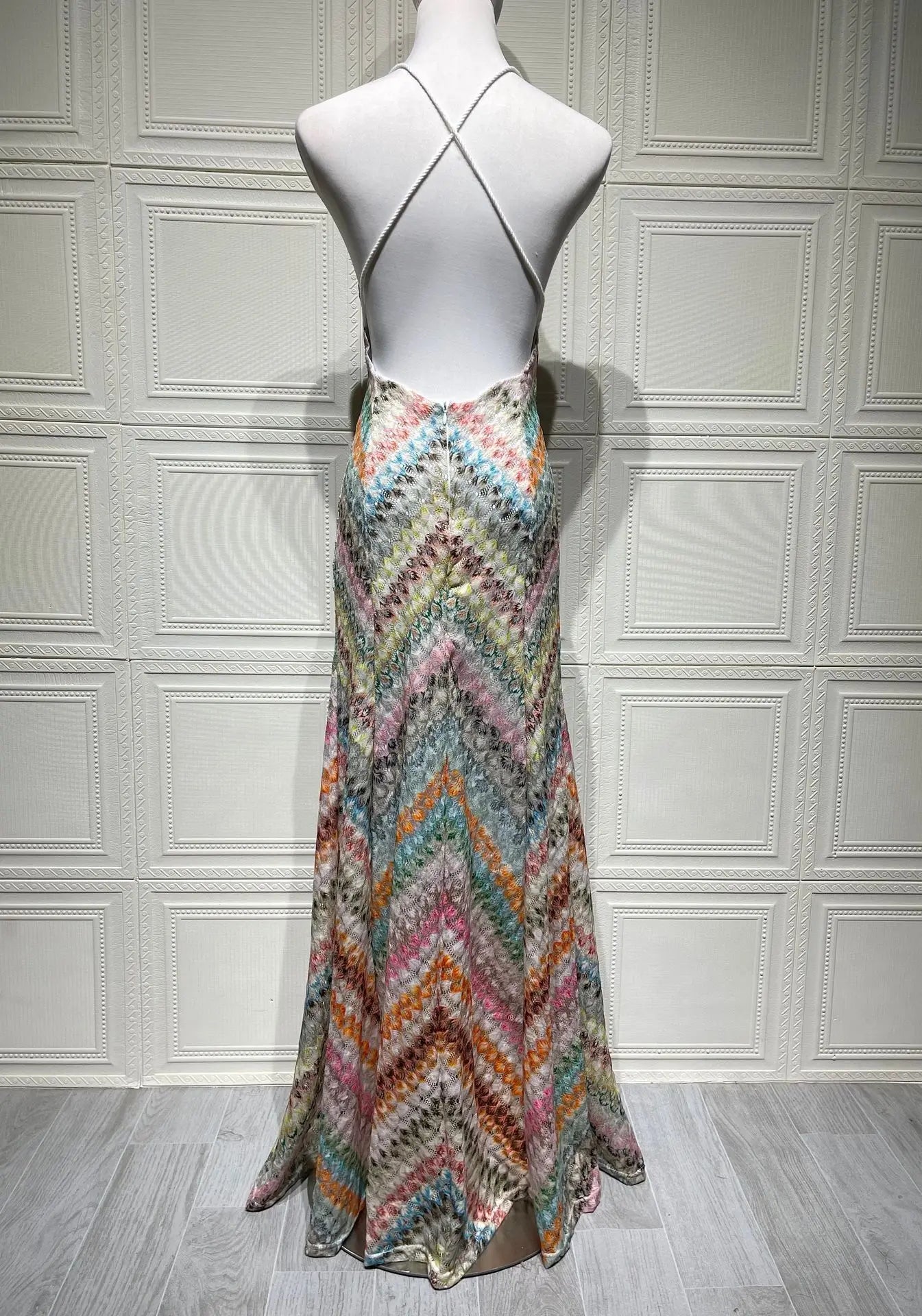 2026 New Style Dress Patchwork Long Gown Sexy Strap Dress Handmade Crochet Chic Woman 2025 Summer Dress Robe Vestido Women
