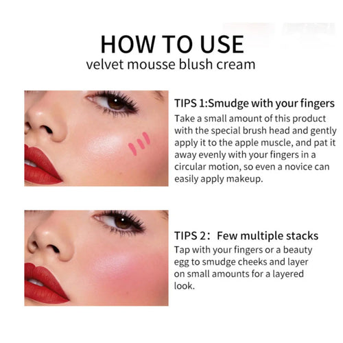 1PC Natural Gloss Liquid Blush – Waterproof, Lightweight, Improves Dull Skin, High Color Rendering, Ideal Holiday Gift Series