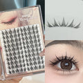 10 Rows 3D Wispy Manga Sunflower Fake Eyelashes Fluffy Volume False Eyelashes Extension for Eye-Lifting Effect DIY Makeup Tools