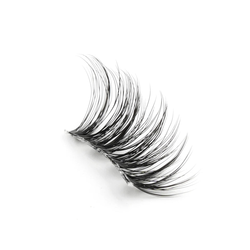 New Half Eyelashes 3/10Pairs Half Lashes Natural 3D Cat Eye Lashes Clear Stem False Eyelash Extension Makeup Faux Cils maquiagem