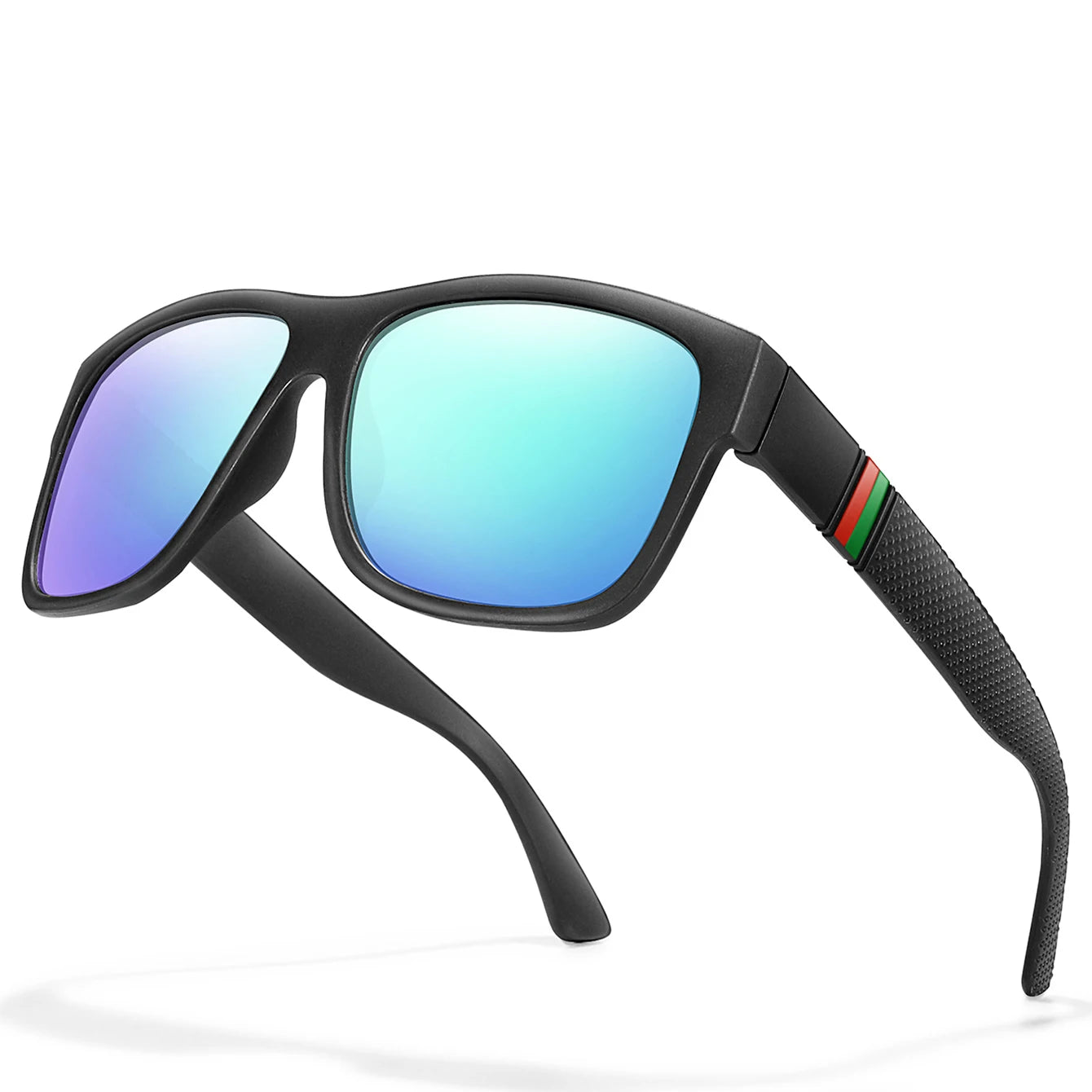 Classic Brand Men Square Polarized Fishing Sunglasses Outdoor Driving Cycling Running Goggles Vintage Large Frame UV400