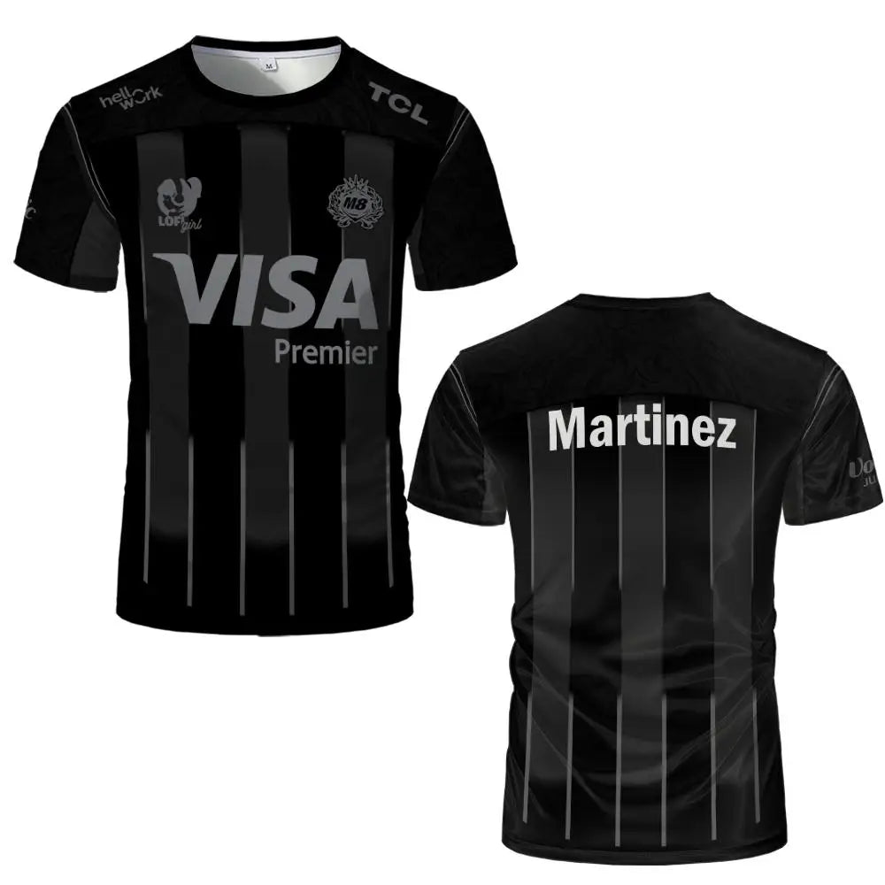 2026 New Gentle Mates Esports Jersey M8 Team Men's Sports Breathable Quick-Drying Uniform Unisex Streetwear Short-Sleeve T-Shirt