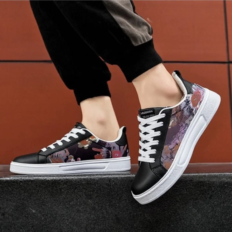 YRZL Womens Casual Sneakers Lightweight Skateboard Shoes for Men Soft Sole Comfortable Walking Shoes Unisex Fashion Sneakers