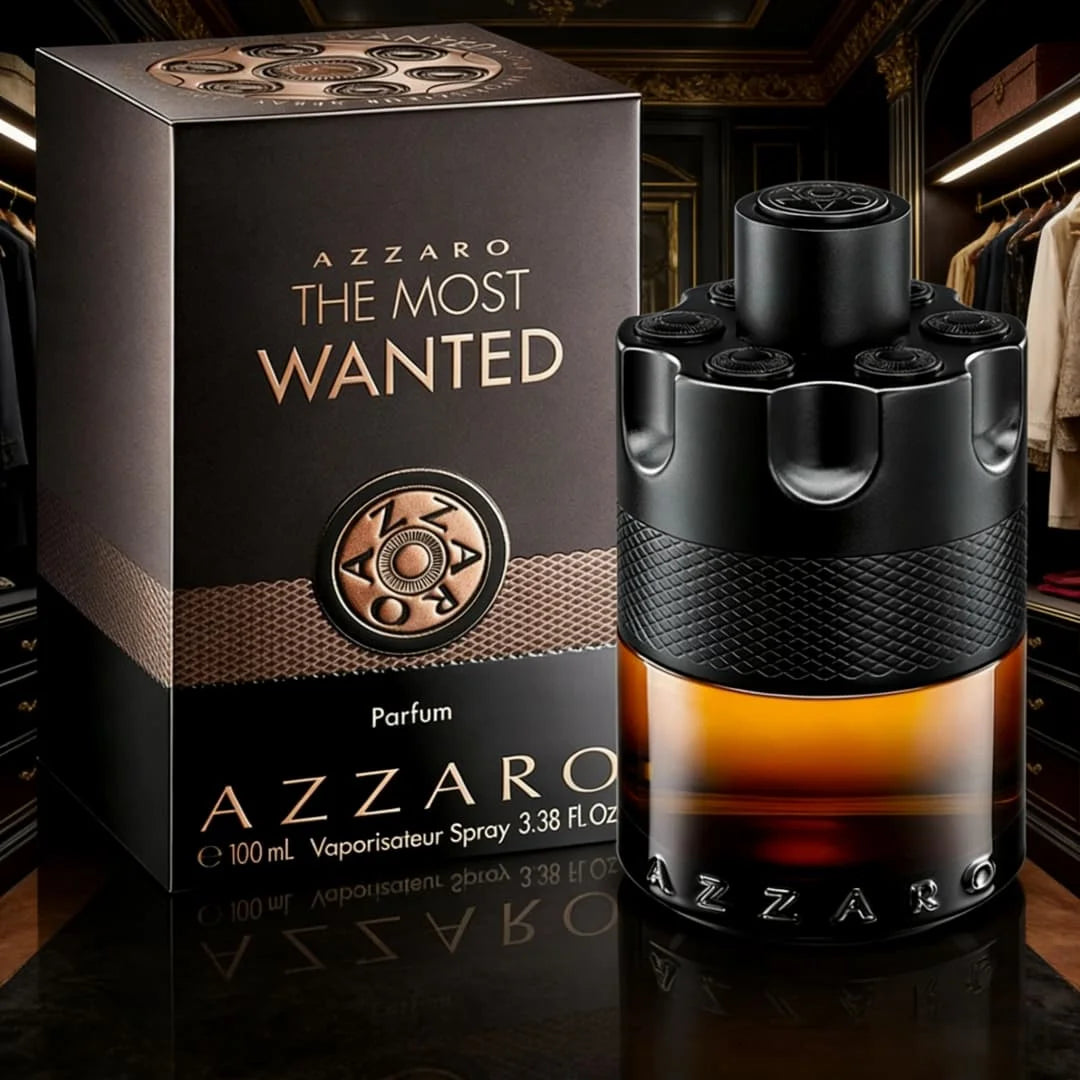 Azzaro The Most Wanted perfume 3.4 oz. 100 ml, extremely wooden and spicy, showing the charm of top men