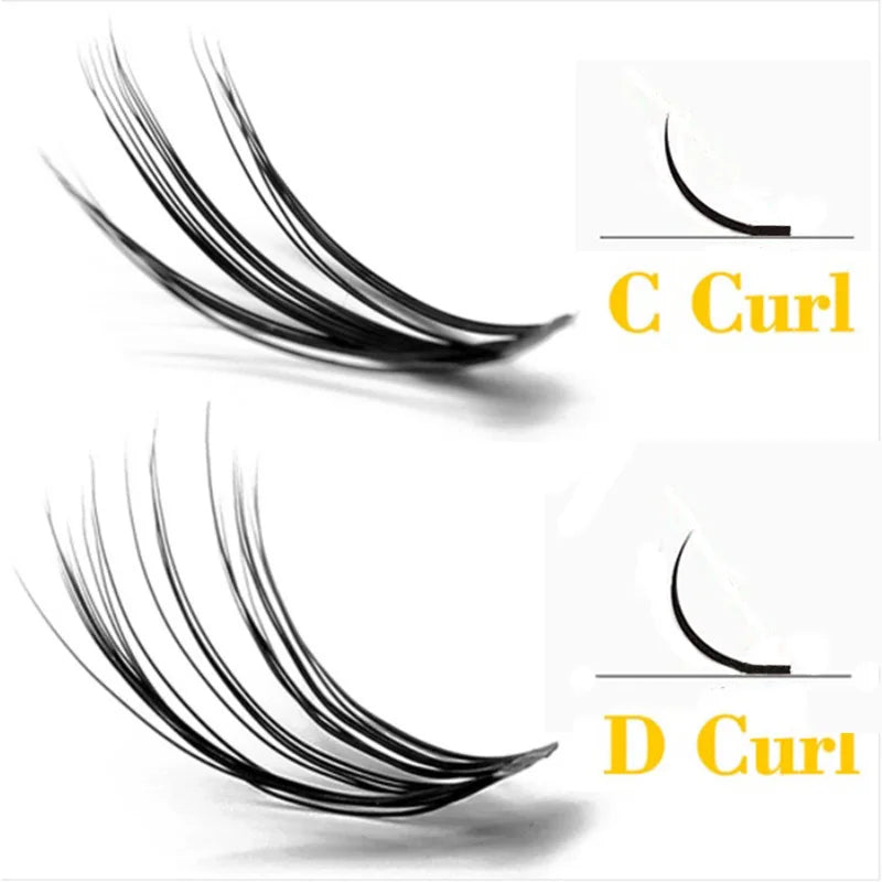 40/30/20D Cluster Eyelash Extension 1Box/60 Bundle Natural Thick Mink Lashes Russian Individual Eyelash bunches Wholesale Cilia