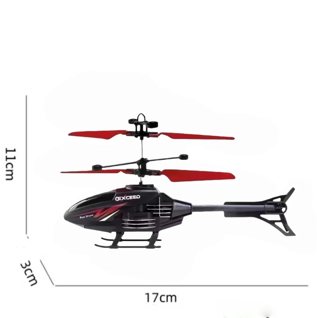 Induction helicopter toy room charged remote control small aircraft training coordination gifts for boys and girls