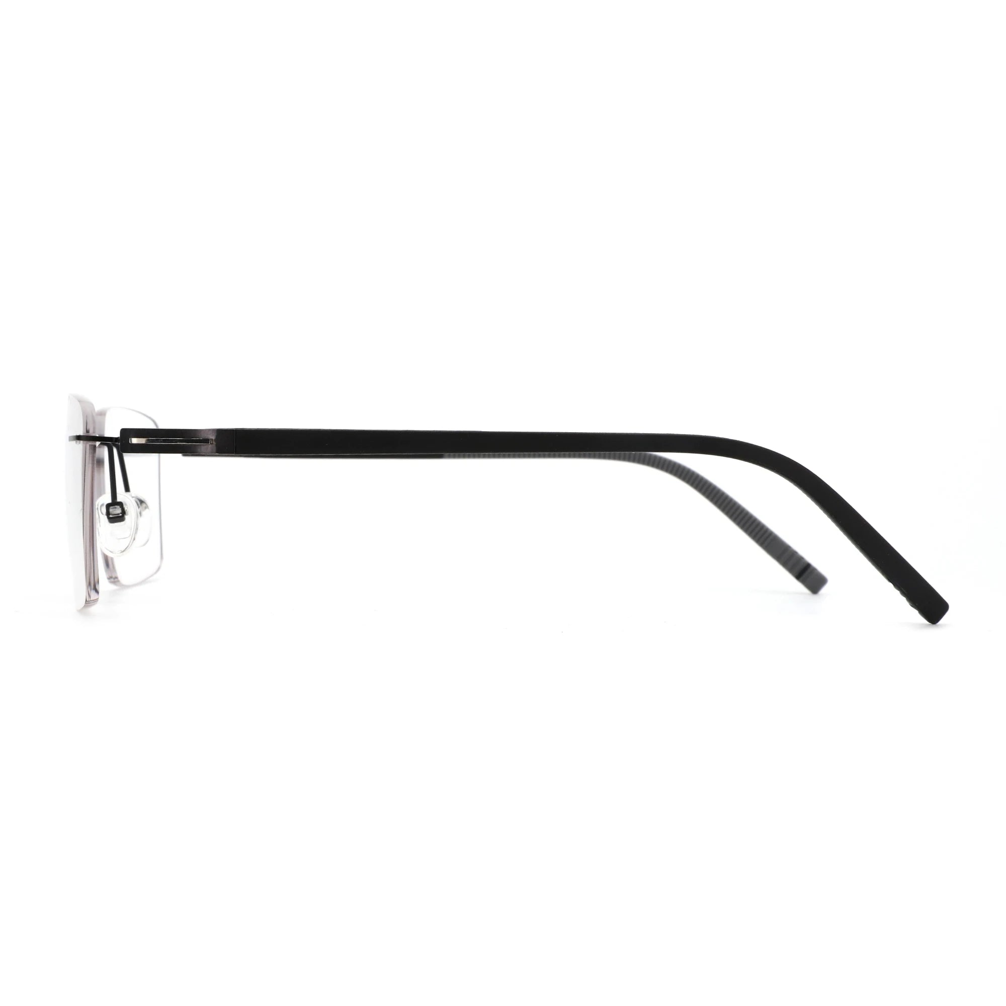 ZENOTTIC High-quality Rimless Rectangle Prescription Glasses Anti Blue Light/Photochromic Optical Eyeglasses For Men