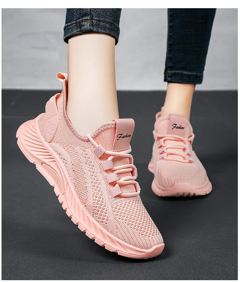 Women's Shoes Summer 2025 Casual Sneakers Breathable Mesh Lightweight Affordable Free Shipping