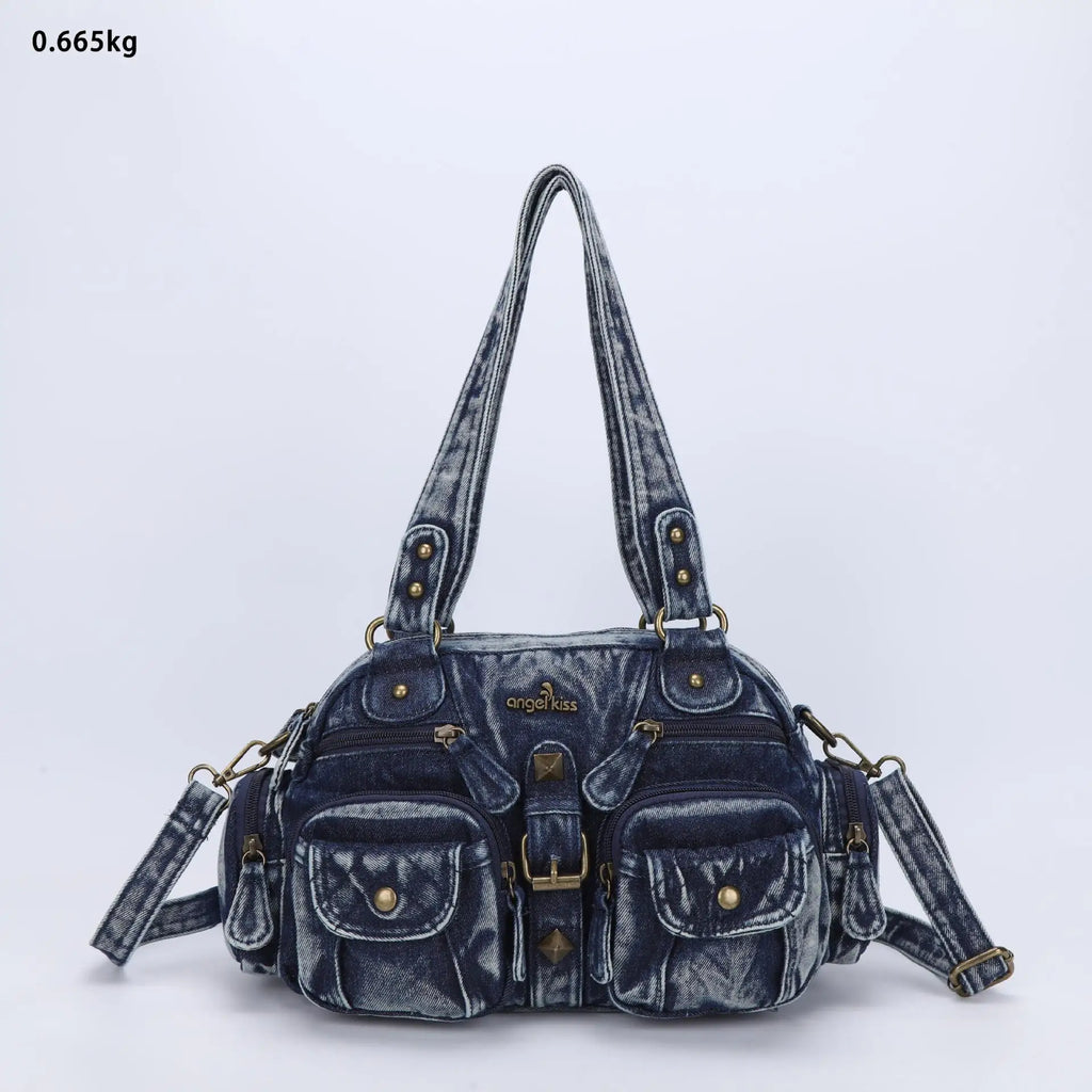 Vintage Women Handbags Satchel Top-handle Handbag PU Shoulder Bag Dumpling Pack Give Gifts Shoulder Bags Phone Money Pack
