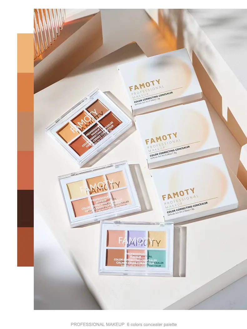 Nine-tone Concealer Spotty Acne Print Dark Eye Circles Tear Gap Brightening Skin Tone Lasts Forever