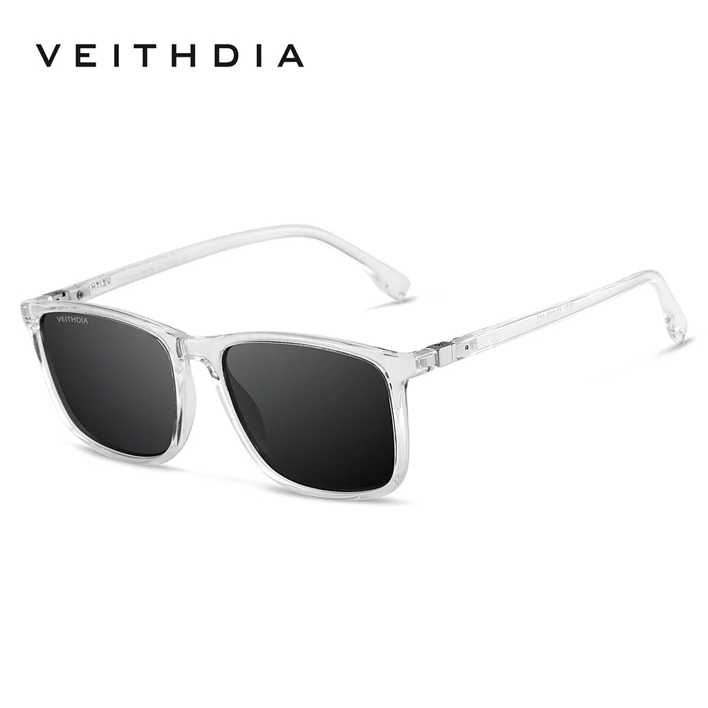 VEITHDIA Brand Men Women Sunglasses Unisex Retro TR90 Sunglasses Polarized UV400 Lens Vintage Eyewear Sun Glasses For Male 7521