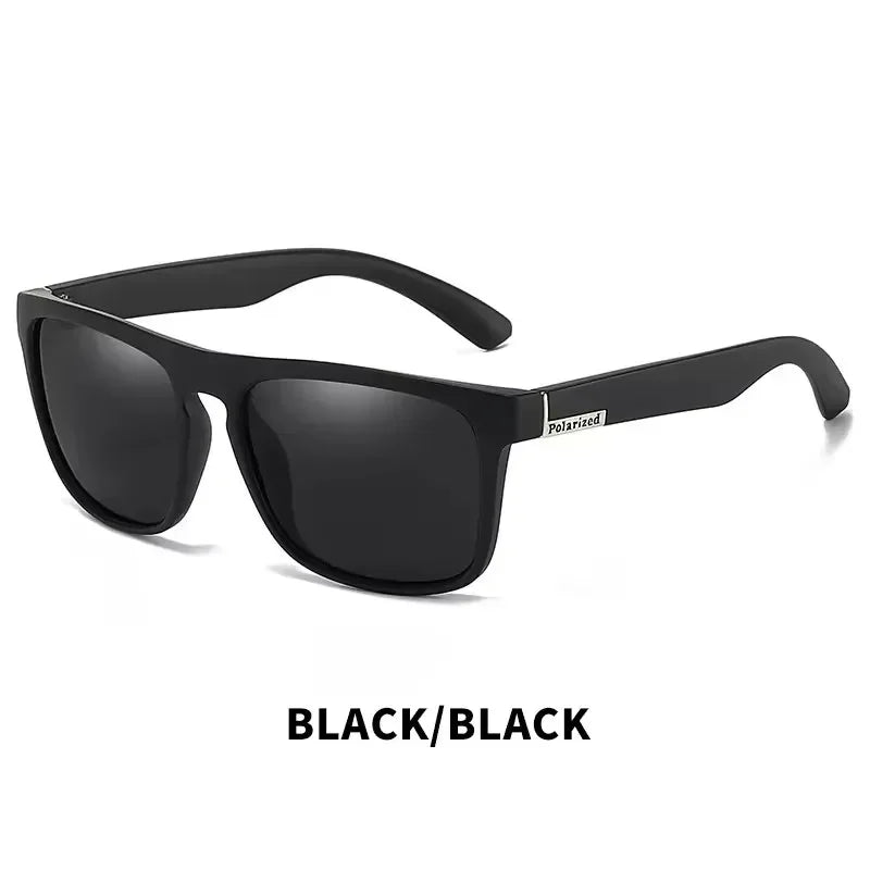 Fashion Sports Sunglasses Polarized UV Protection Personalized Glasses Square Frame Metal Men's And Women's UV400 Eyewear