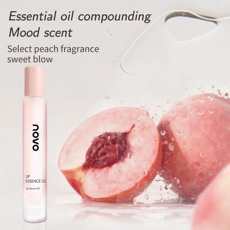 Squalane Hydrating Lip Serum & Lip Oil,Long-Lasting Moisture,Non-Greasy,Vitamin E, Nourishing Lip Care For Dry Cracked Lip Tones